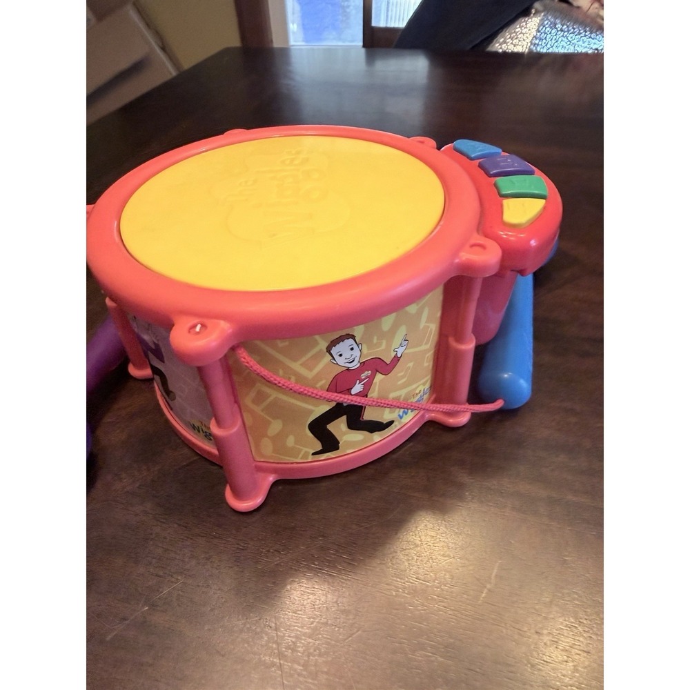 Vintage The Wiggles Spin Master Musical Drum Works
